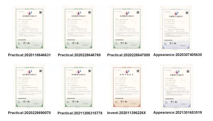 8 Patents Granted
